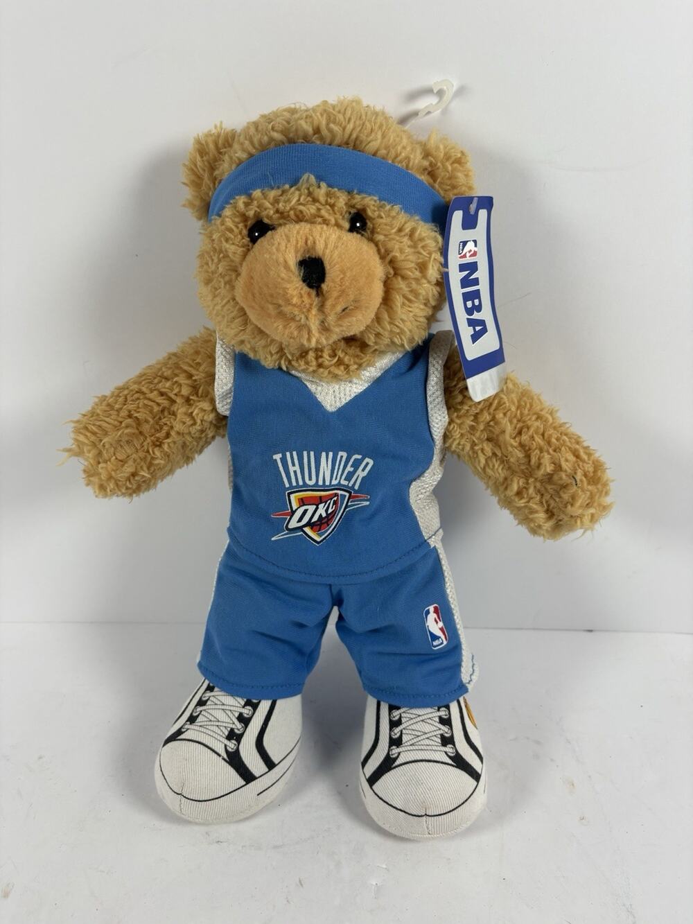 Oklahoma City Thunder NBA Plush Teddy Bear Stuffed Animal 2008 Licensed Tag